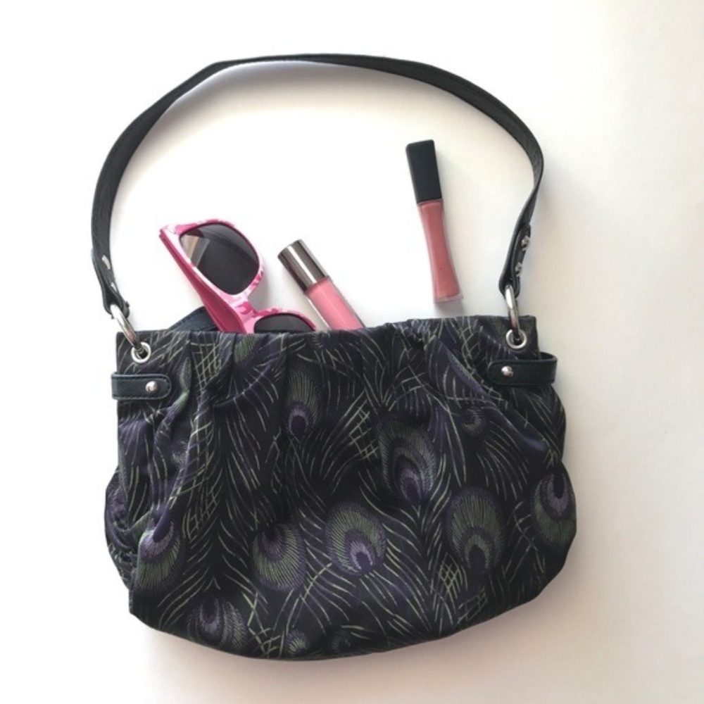 Apt. 9 Hobo Style Purse with Feathers